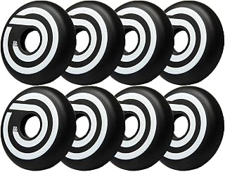 Inline Skate Wheels, Replacement Roller Skating Wheels Inline Skate Wheels 72mm/76mm/80mm (8-Pack),83A Flat Fancy Wheels,All Meat Wheels,Can Be Used As Ripstik Caster Board Wheel Replacements,72mm