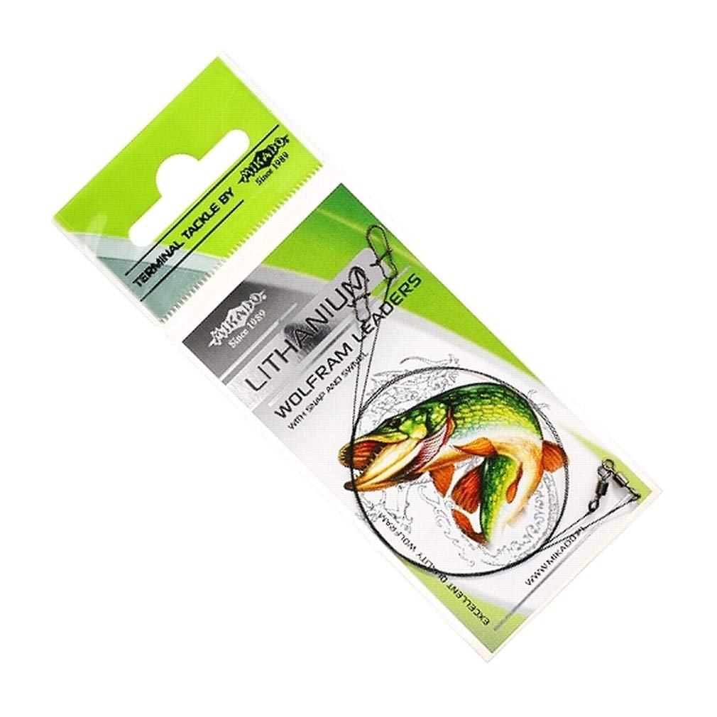 Mikado 1 x przypon z wolframu stalowy udźwig: 35 kg Ø 0,46 mm dostępny w długościach 35 cm i 45 cm