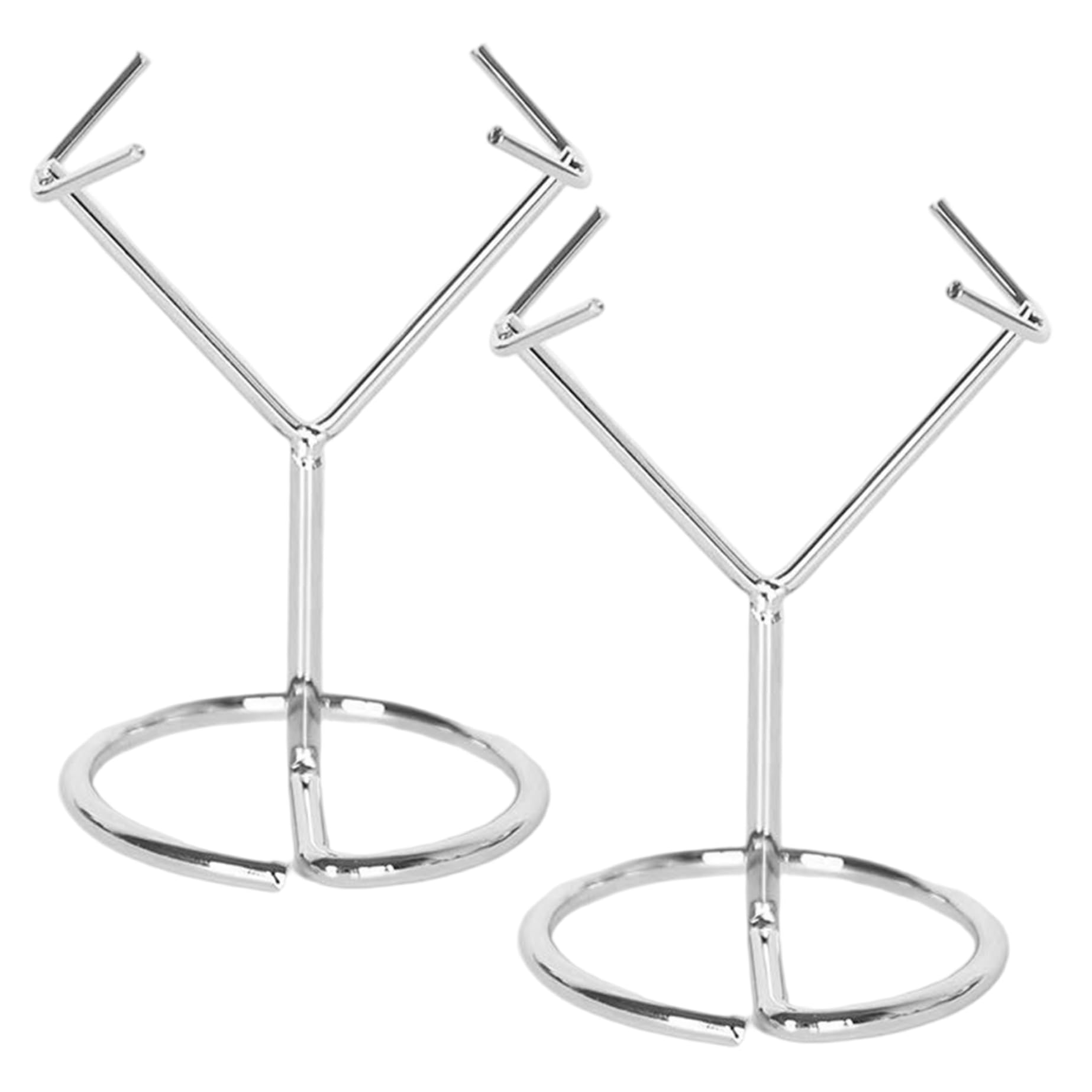 Xdyyjrasa Rock Display Stand - 2PCS Metal Crystal Stands for Display, for Gemstones Spheres Geodes Rocks Fossils Marbles