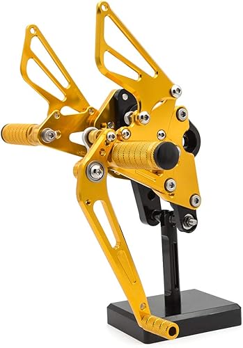 Miniatura 10 de CNC MT09 13-20 - Juego de clavijas traseras ajustables para motocicleta, pedal de cambio de freno compatible con FZ-09 MT09 2013 2014 2015 2016 2017