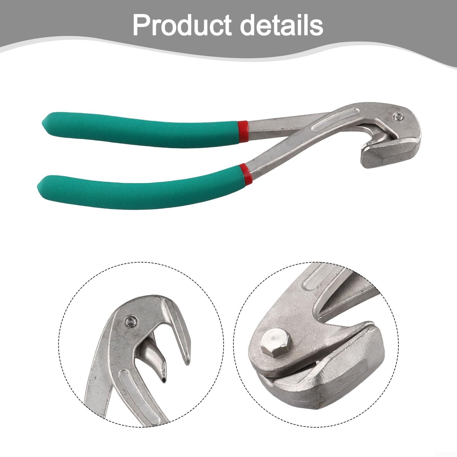 Besttoolifes Outil de débosselage de voiture pour réparation sans peinture de bord Pince en acier avec poignée caoutchoutée 23 x 5 x 2 cm Vert Pour imperfections de porte de carrosserie et de capot