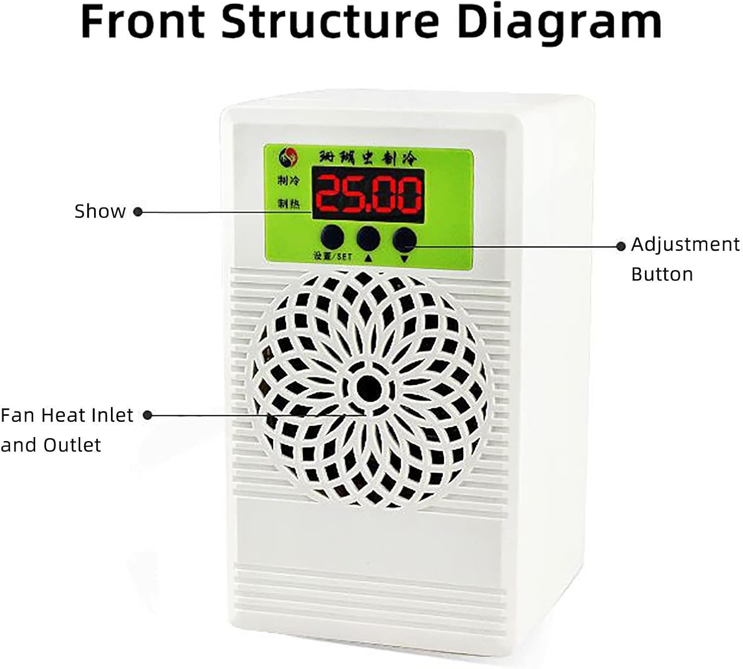 Aquarium Water Chiller Warmer/Cooler, Small Fish Tank Cooling System with Pump + Hose, Fish Tank Cooling System for Fish Shrimp Tank Marine, 20L/30L,20L
