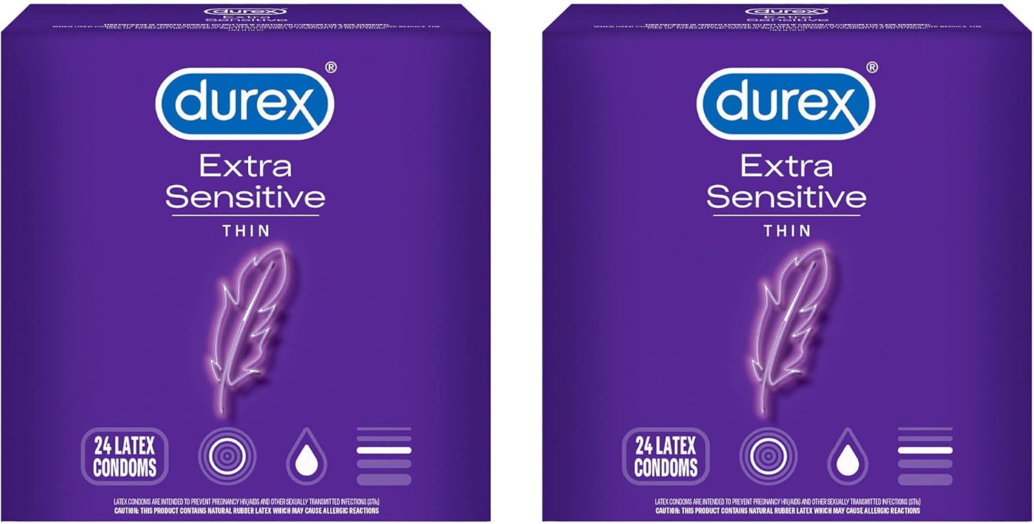 Durex Condom Extra Sensitive Natural Latex Condoms, Martinique