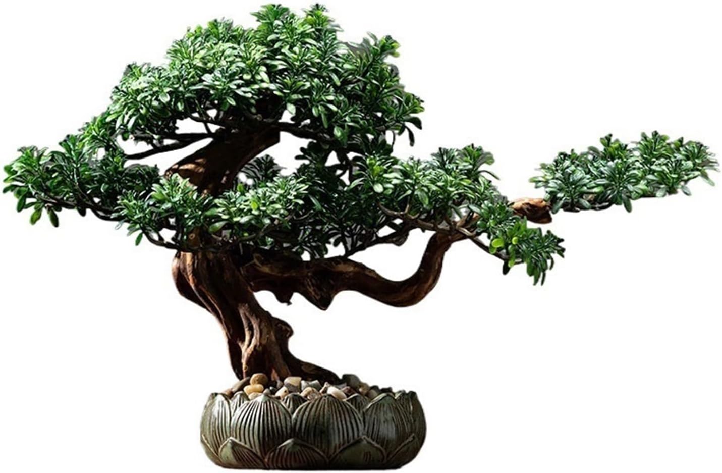 人工】 木 フェイクグリーン 植物 リビングルーム 玄関 中国 風水 装飾