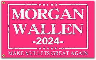 Morgan Flag 3x5 Ft Funny Man Cave Wall Morgan 2024 Flag for Room Teen Girls Indoor Outdoor Bedroom and College Dorm Wall Decor Pink Banner Tapestry Gifts