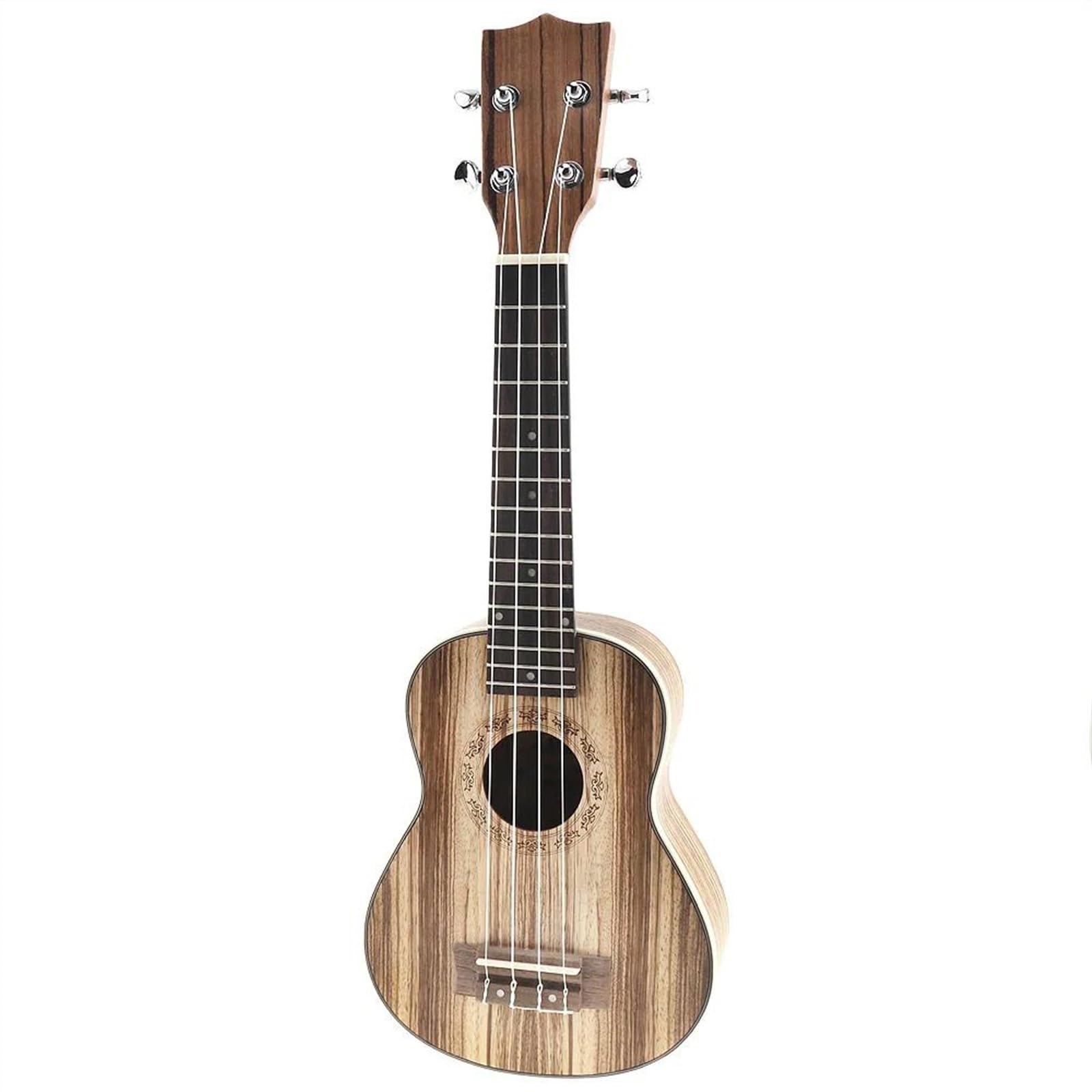 Strumento A Corde Ukulele Per Chitarra A Quattro Corde Da 21 Pollici Per Principianti Ukulele Zebra Wood 15 Tasti Ukulele per Principianti