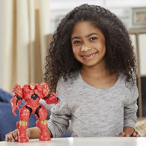 Miniatura 4 de Hasbro Marvel Avengers Mech Strike Monster Hunters Hunter Suit Iron Man Toy - Figura de lujo a escala de 7.9 in, a partir de 4 años, multicolor