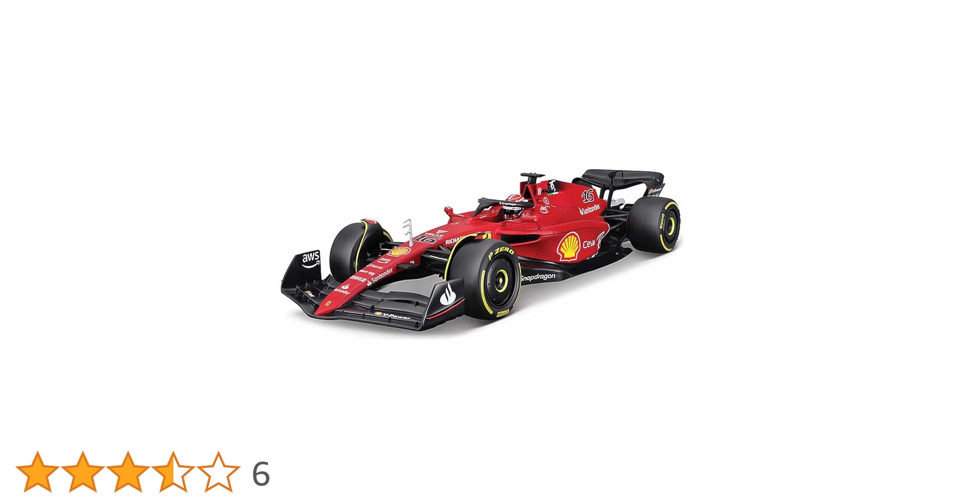 Amazon | ブラーゴ 1/18 フェラーリ F1-75 シャルル ルクレール Amazon | ブラーゴ 1/18 フェラーリ F1-75 シャルル ルクレール