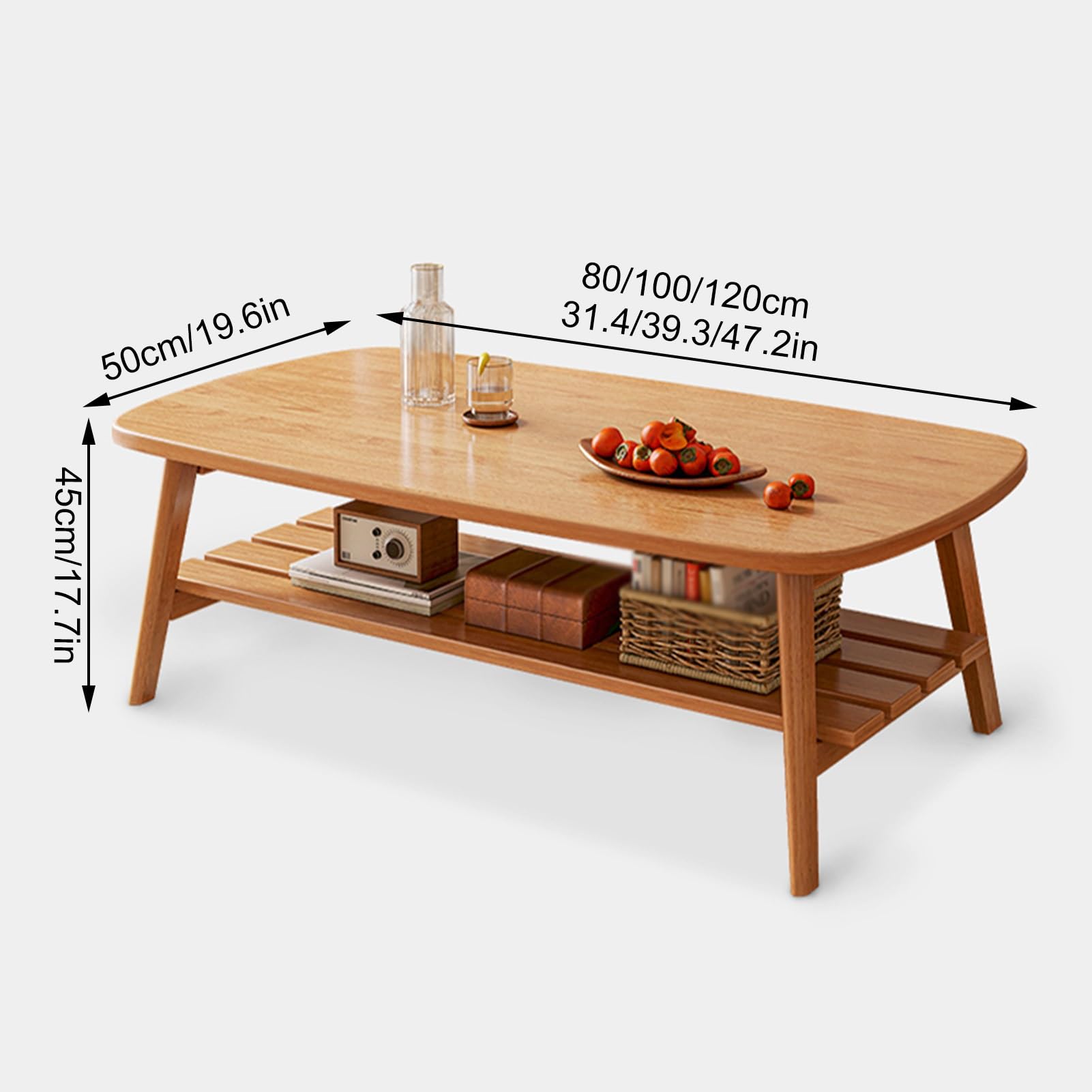 Amazon.com: Living Room Coffee Table,Bamboo Center Table with Open