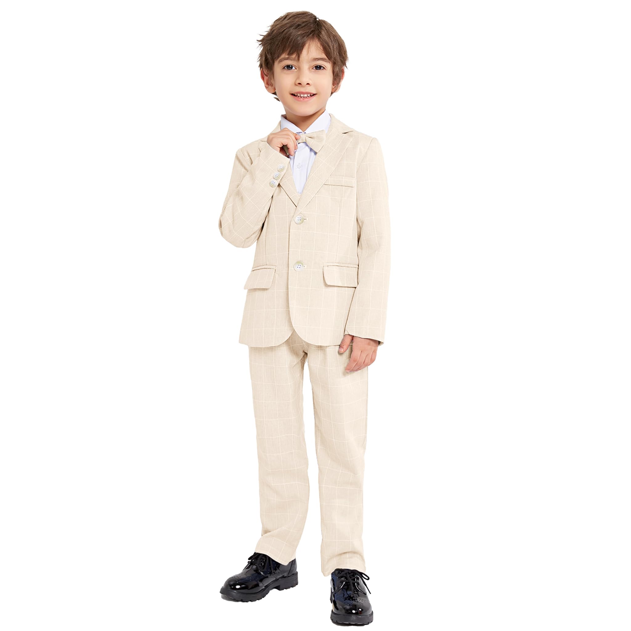 LOLANTA Boys Suit Wedding Ring Bearer Outfit Kids Formal Wear Dress Clothes