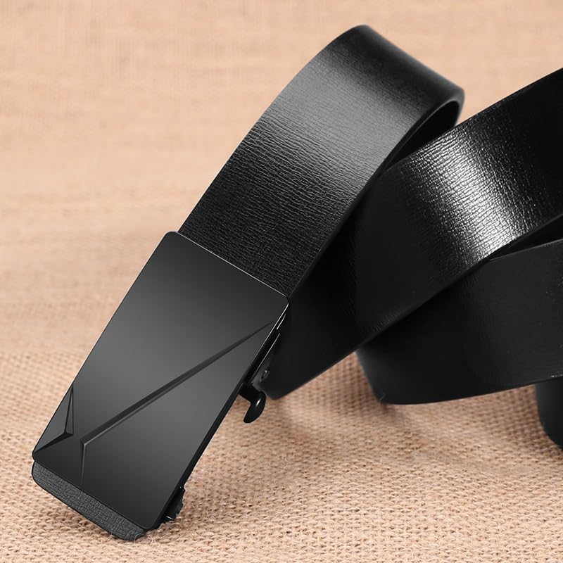 Toothless Automatic Buckle Belt For Men's Leather Casual Business And3