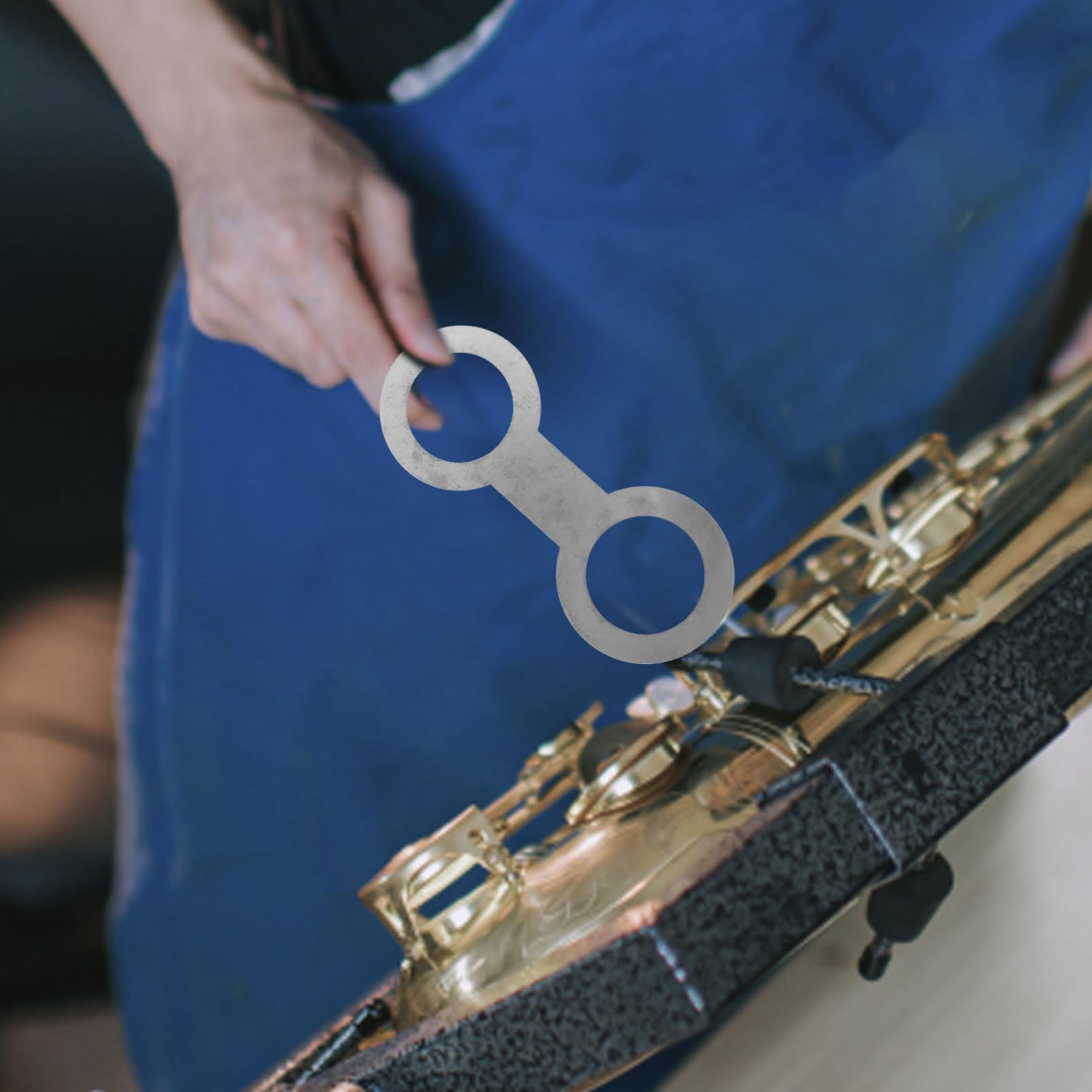 Kit di Riparazione per Strumenti Fiato di Strumenti di Manutenzione per Sassofono e Clarinetto Accessori