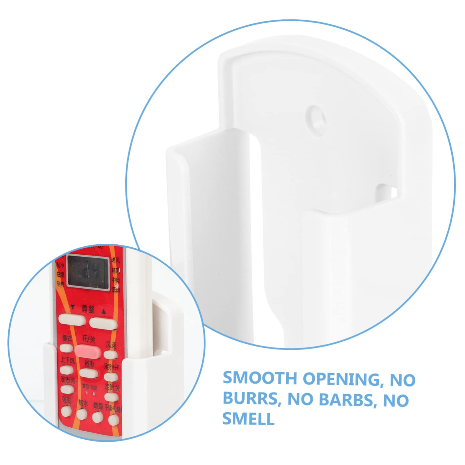 ABOOFAN 5 Juegos De Soportes Adhesivos para Control Remoto De Pared Ahorran Espacio Y Son Fáciles De Instalar (2 Unidades X 5)