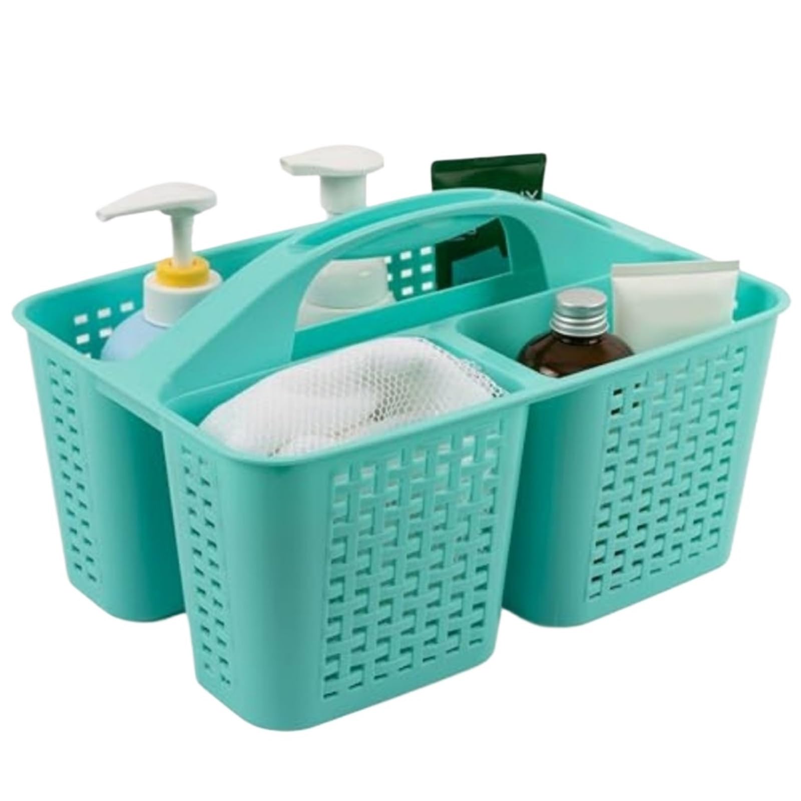 WSQHAO 2Pcs Portable Shower Caddy, Organizer With Handle, Plastic Basket for Shower(Color2)
