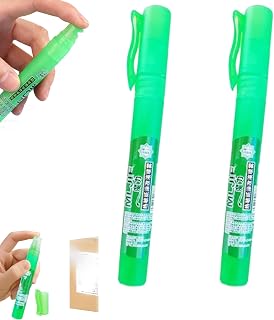 Thermal Paper Eraser Spray, Portable Privacy Information Coverage Fluid Liquid, Thermal Paper Smear Cover & Correction Fluid, Information Removal Spray For Bills, Labels & Packages (2)