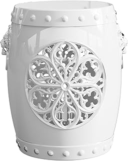 EFU Resin Garden Stool Indoor Outdoor,Decorative Antique Classic-Like Ap...