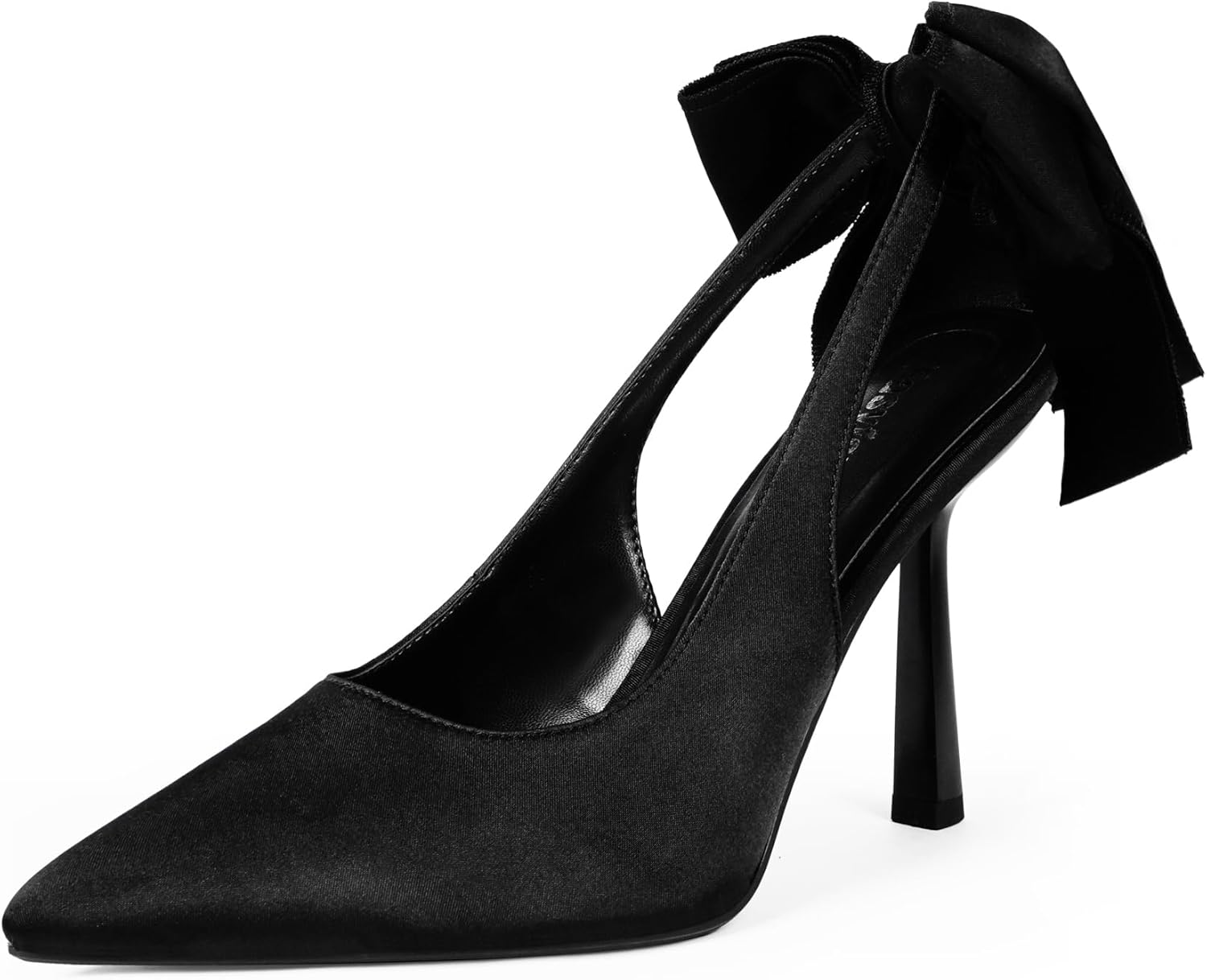 Closed Toe Heels Women - Elegant Bow Knot Design