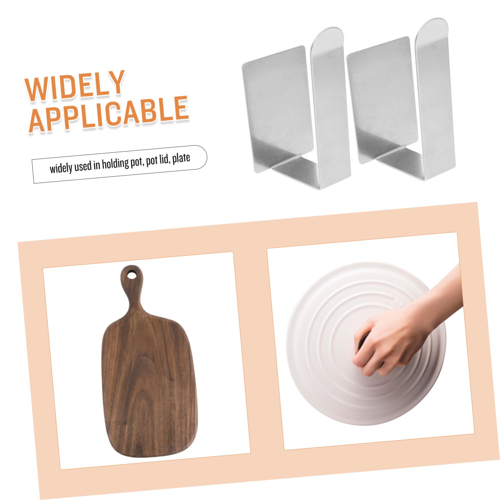2paia Organizer Inossidabile Per Coperchi e Taglieri Per Utensili Design Stabile e