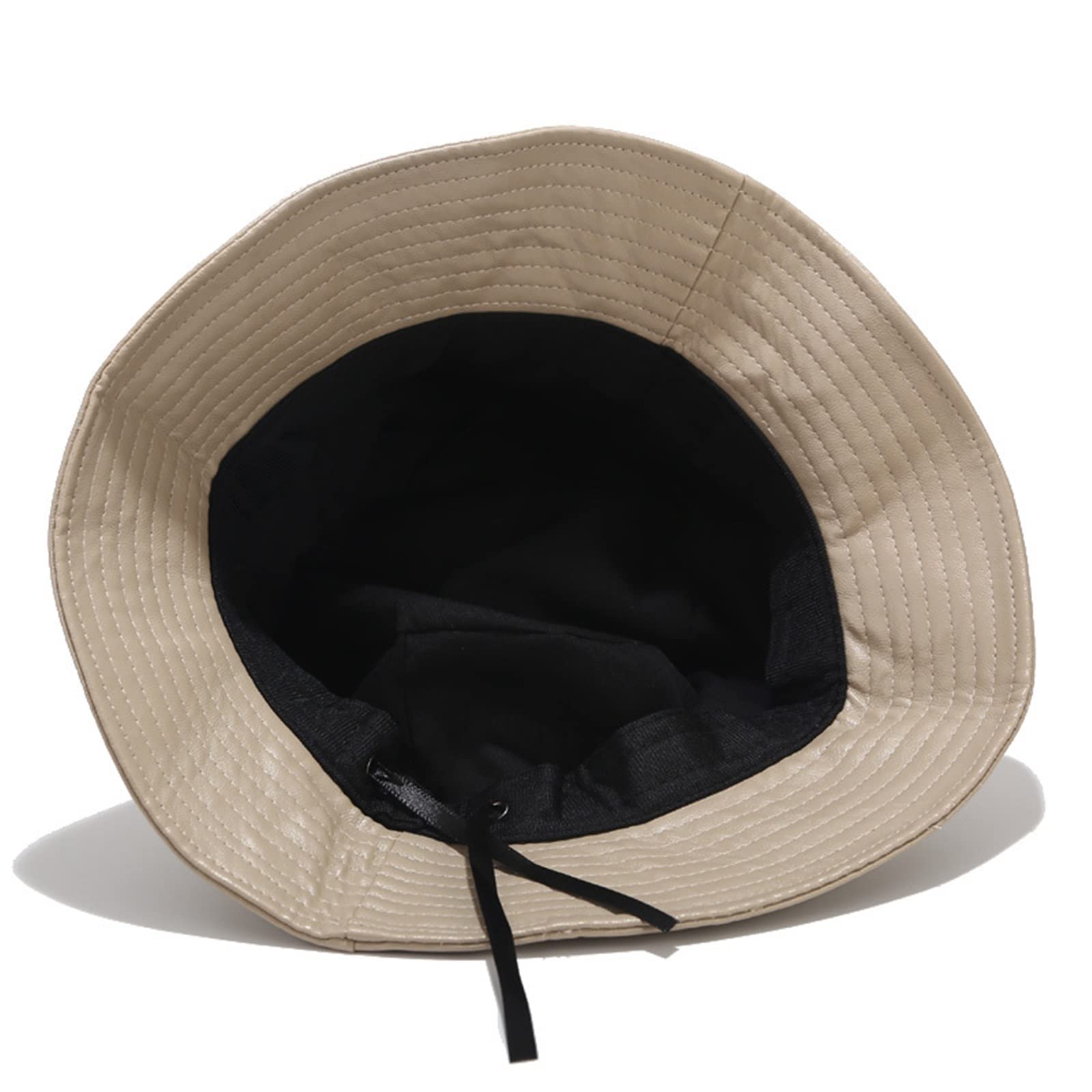 Cappello da sole da uomo, cappello da pescatore, in pelle, pieghevole, per escursionismo, hip-hop, strada, impermeabile, per donne e uomini