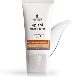 Protetor Solar Episol Uniformizador Smart Color Fps 50 – 40g – Cobertura Alta e Proteção UVA/UVB – Uniformiza o Tom e Disfarça Imperfeições – Mantecorp