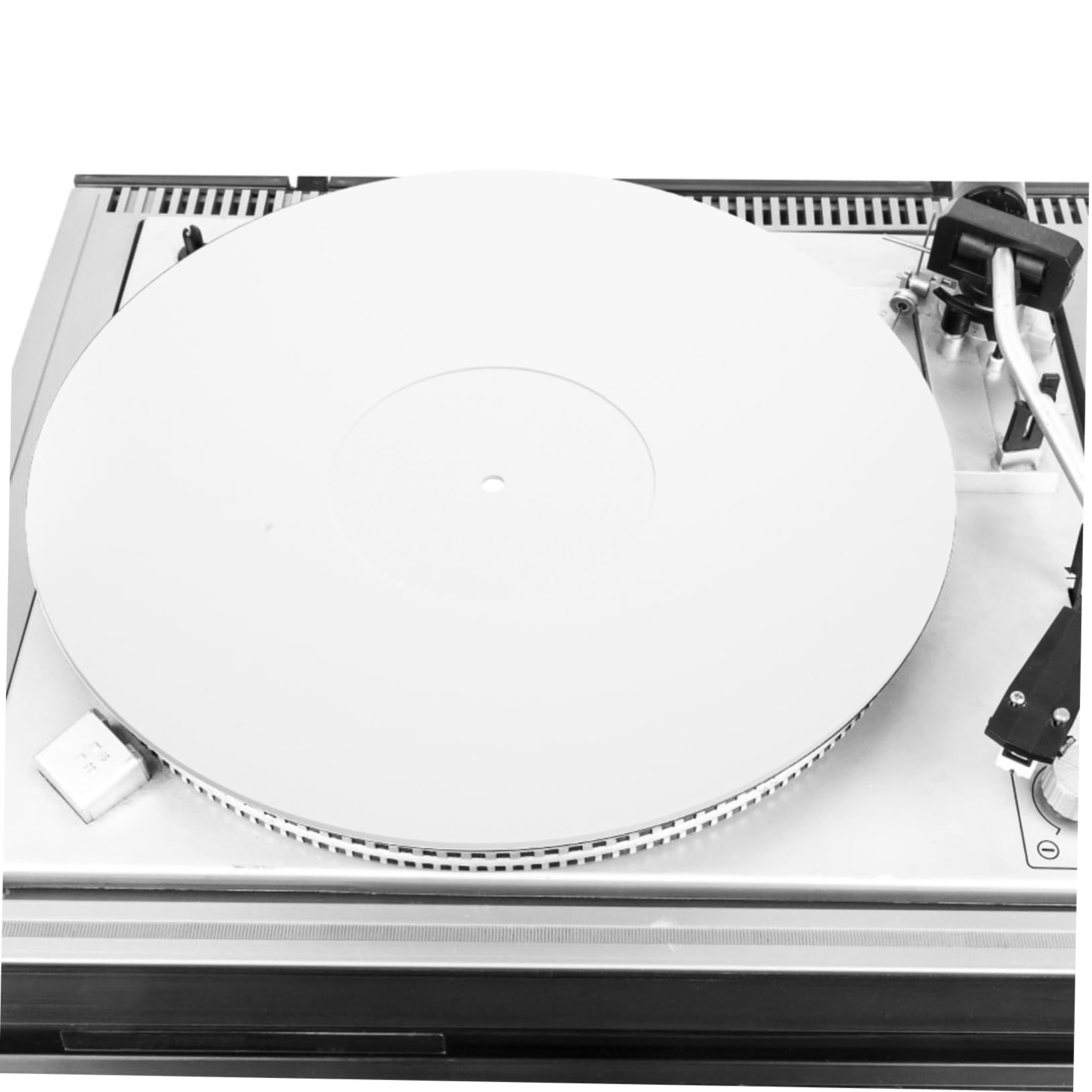 Alfombrilla Acrílica Antiestática y Que Reduce Vibraciones para para Tocadiscos de 12 Pulgadas Complemento Adecuado para Discos de Vinilo y Plato Giratorio