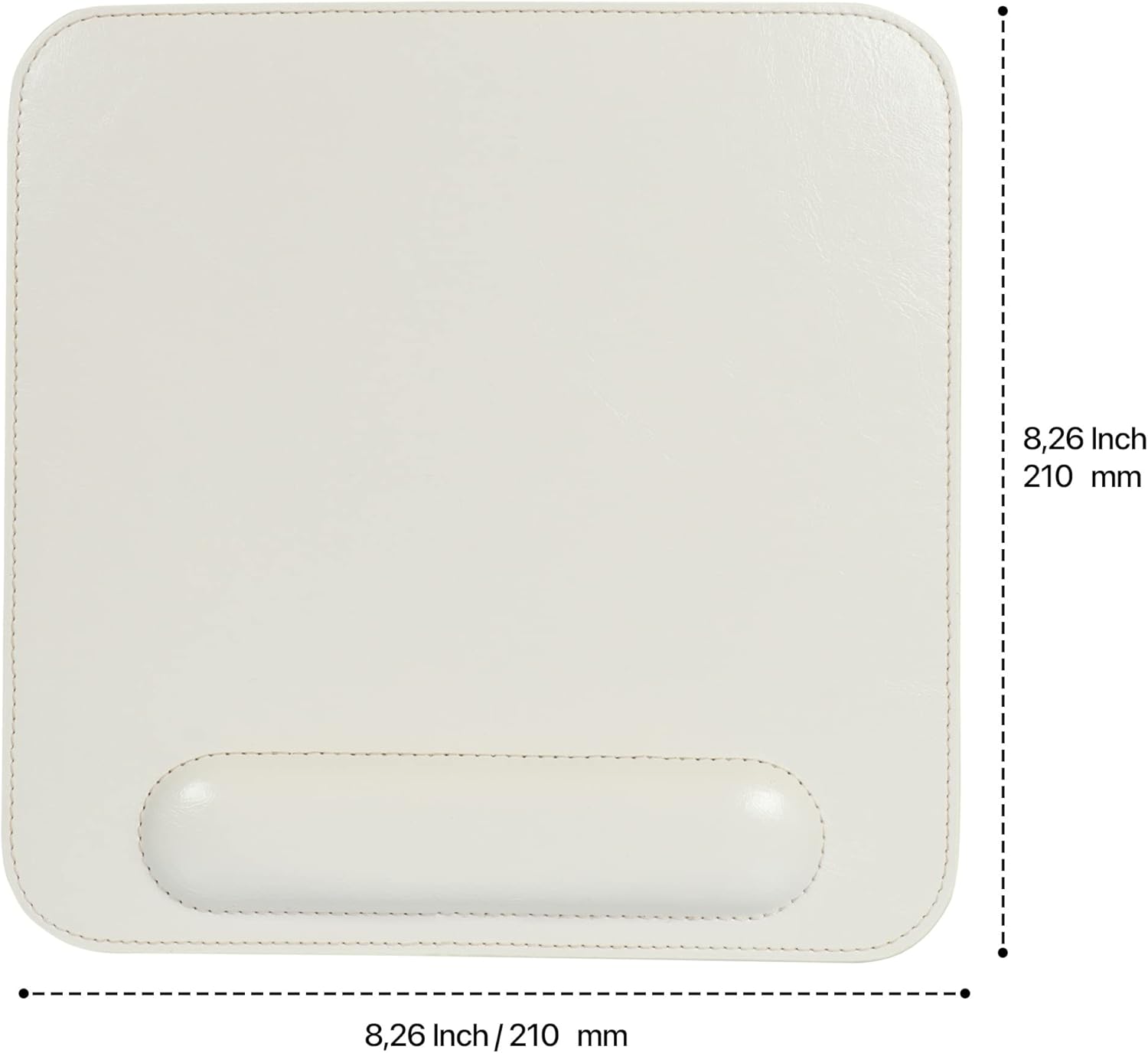Londo Leather Mouse Pad with Wrist Rest – Ergonomic Support, Non-Slip Base, Smooth Surface