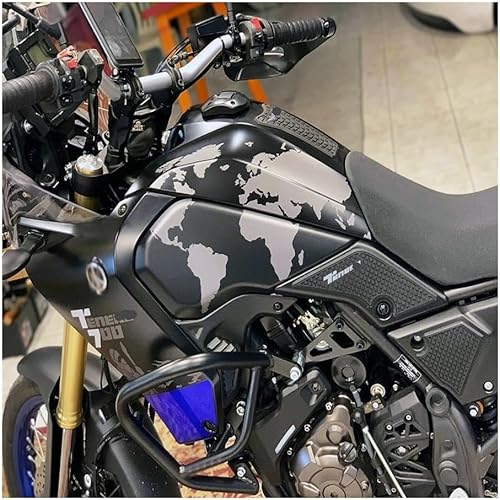 Vista 5 de Fuel Tank Gasket for Yam&aha Tenere 700 Rally T700 XTZ T 700 Motorcycle Accessories Non-Slip Side Fuel Tank Stickers Pad Stickers