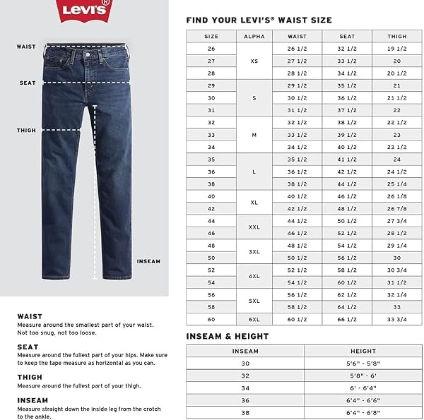 Levi's Mens 541 Athletic Fit Stretch Jean 34W x 34L Manzanita Subtle - All Seasons Tech - Stretch - 3