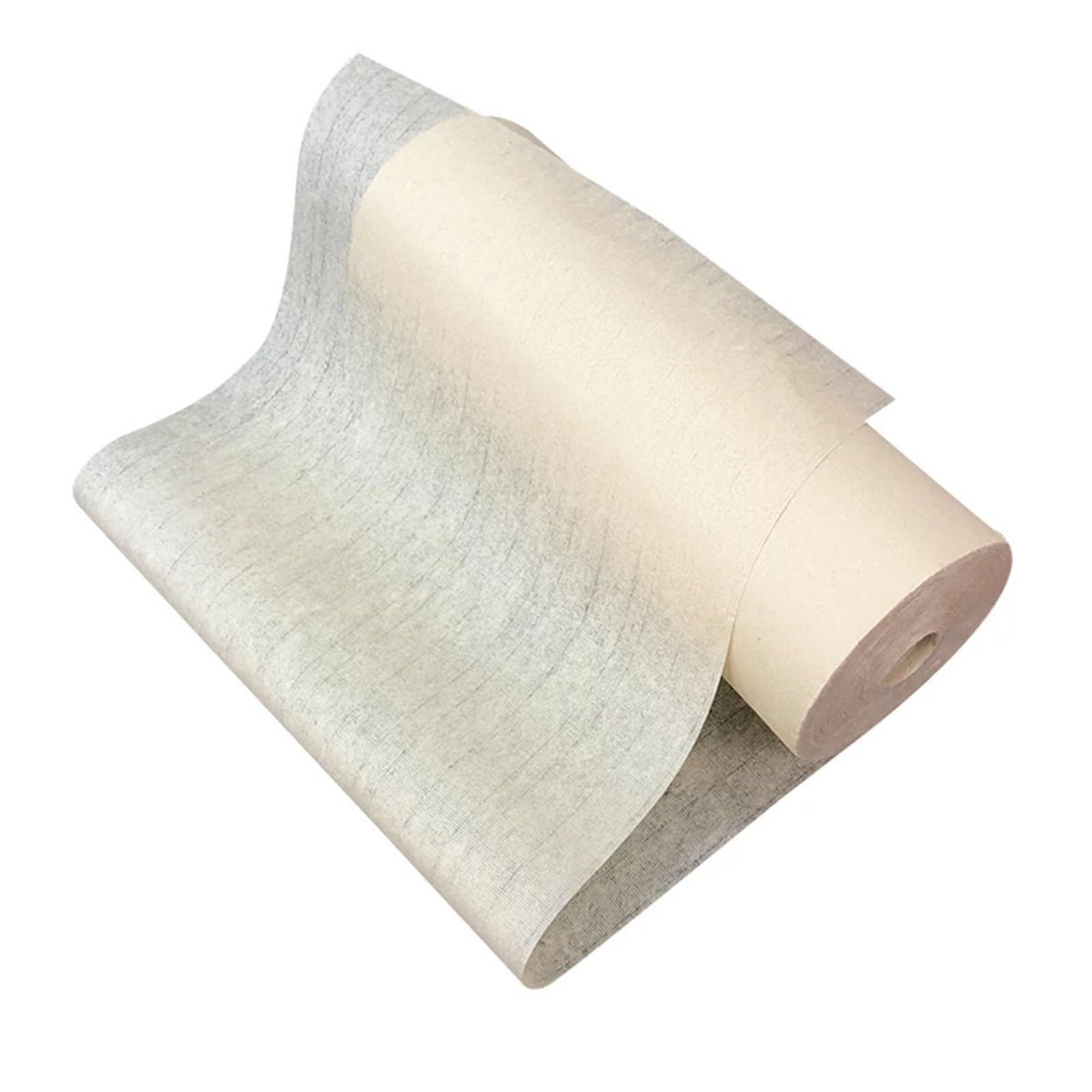 MIUYTRN 20m 50m 100m zwijany papier Xuan chińska kaligrafia malarstwo Papel Arroz półdojrzały papier Xuan ultracienki przezroczysty papier ryżowy cuicui(Half ripe xuan paper,0.34x100m)