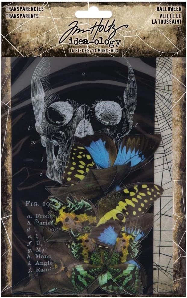 Tim Holtz 2021 Halloween Idea-Ology, Transparencies, 94167, silver