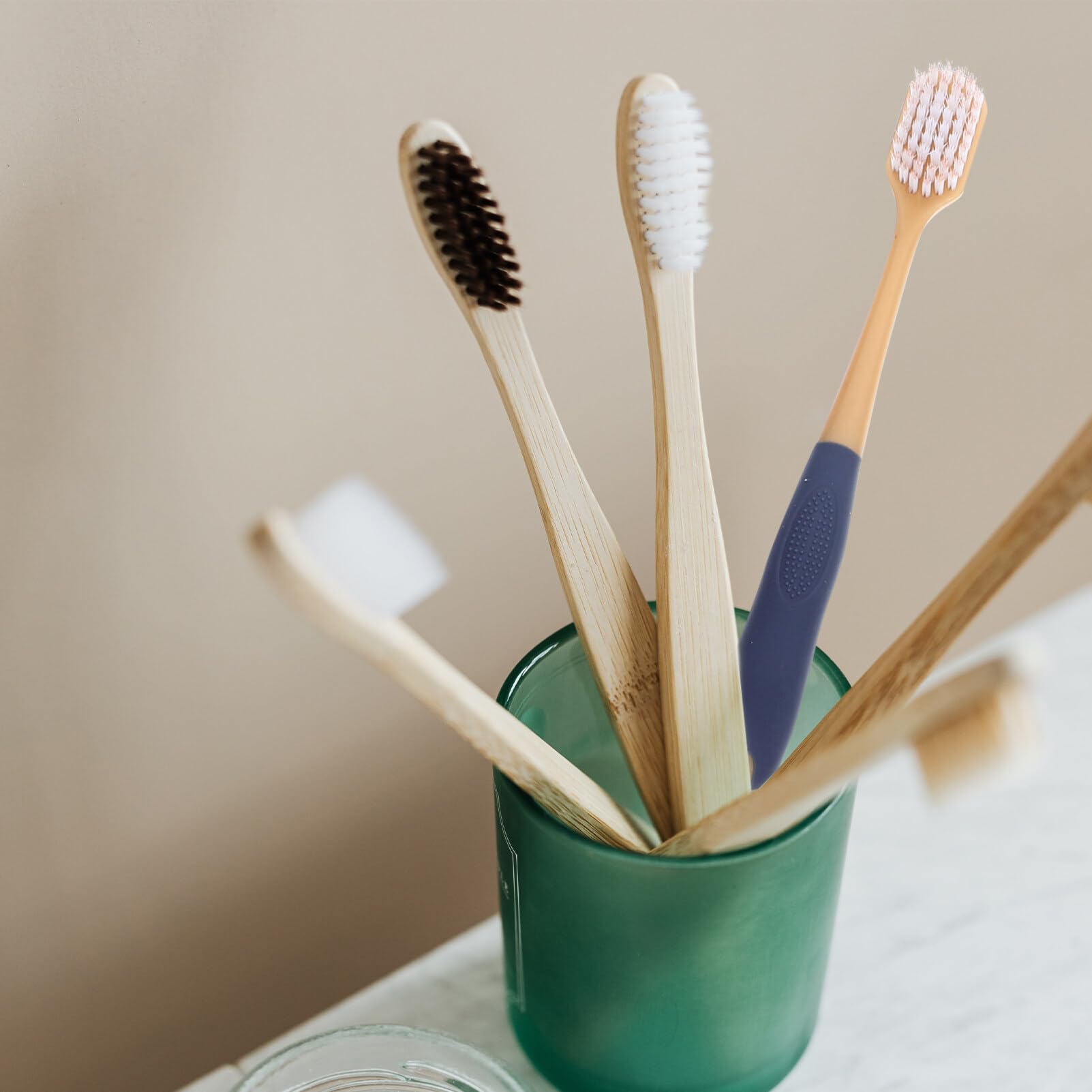 Beavorty 36pezzi Spazzolini da Denti Setole Morbide per Uso Domestico Portatili Ergonomici per Adulti da Viaggio Resistente all Usura Strumento di Pulizia Quotidiana