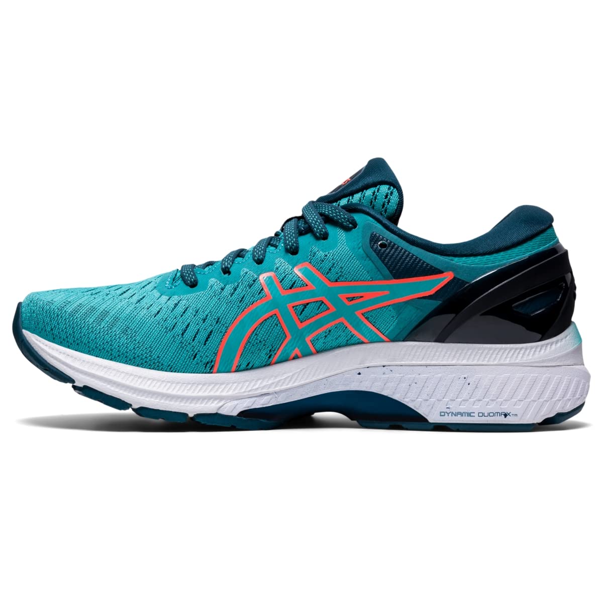 ASICS Womens Gel-Kayano(R) 27 Techno Cyan/Sunrise Red 6 | B2B