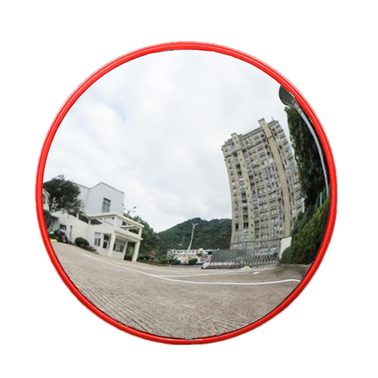 Specchio di ingresso - Specchio di sicurezza da 22 pollici | Ampia vista | in policarbonato: convesse per interni ed esterni per accessi, garage, strade, parcheggi,