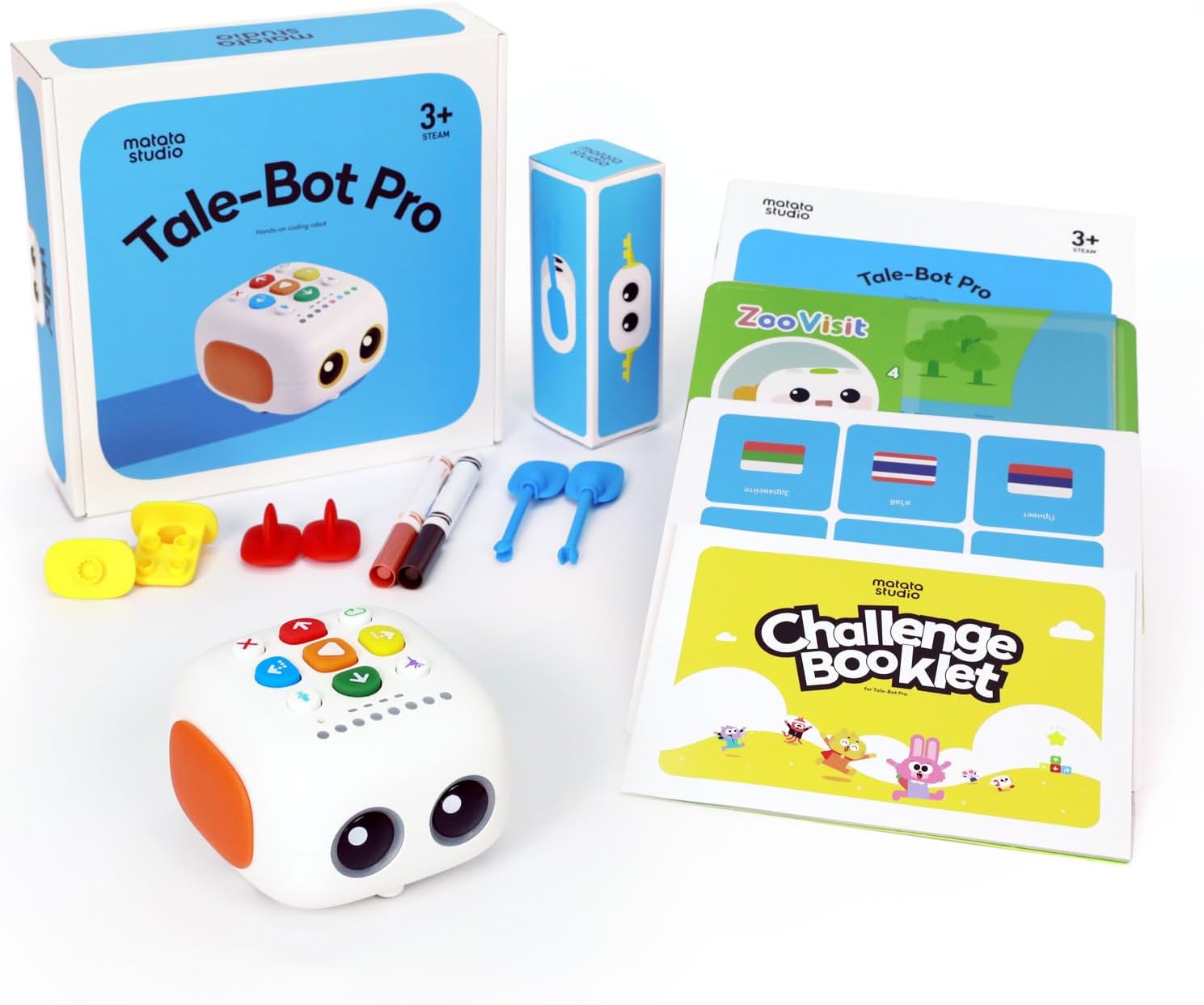 Talebot Pro Coding Robot with Activity Box for Kids Aged 3-5 (Tale-bot Pro Robot)