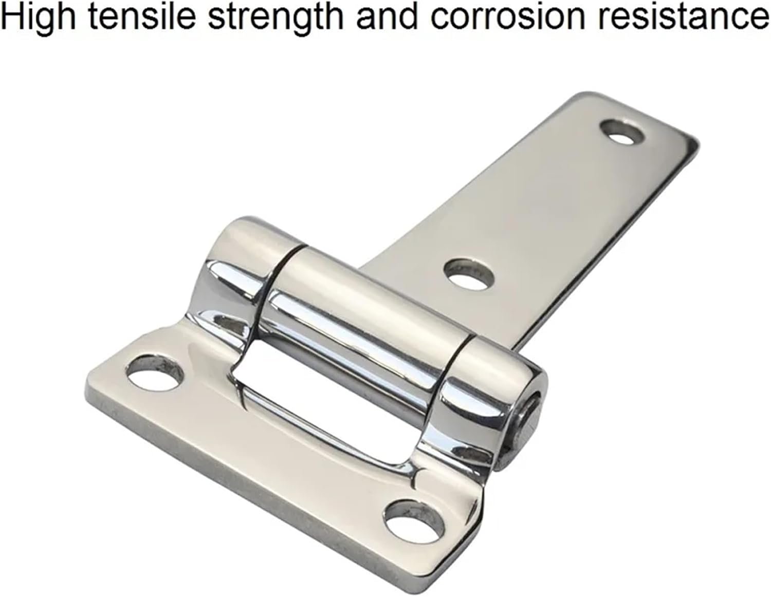 2PCS T Shape Hinge 135mm 304 Stainless Steel for Container Vans Caravans Polish Boat Hardware Counter