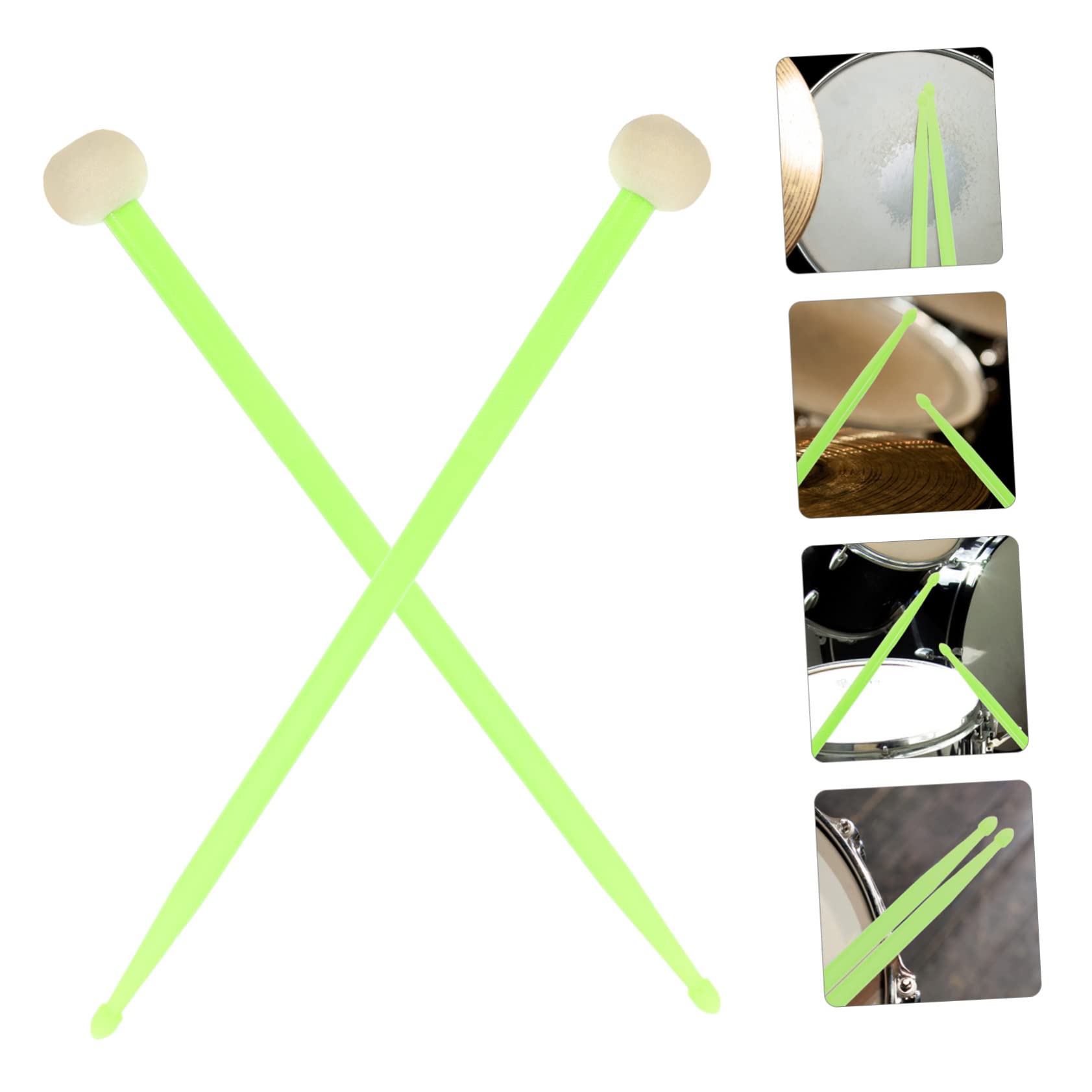 VICASKY 3paare Professionelle Doppelseitige Trommelstöcke Praktische Und Langlebige Schlagzeugstöcke Geeignet Für Snare Und Jazzdrums