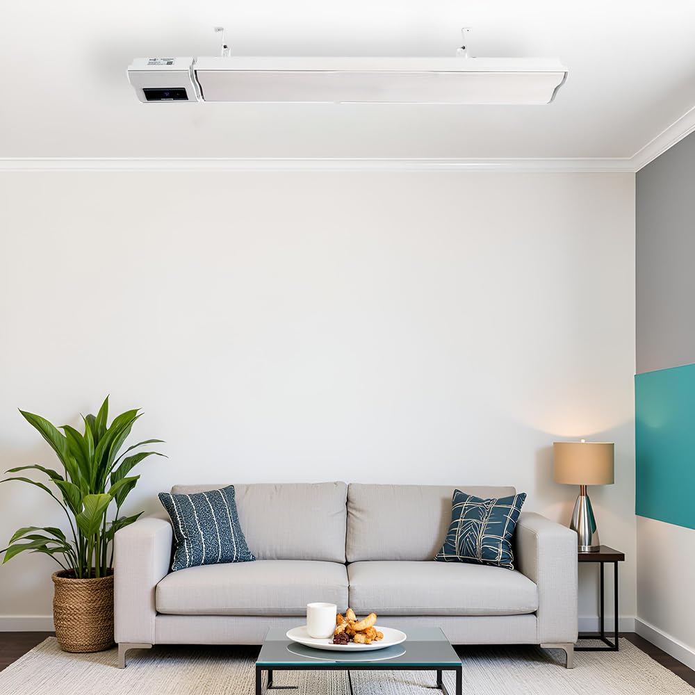 Grzejnik elektryczny ElectricSun 1200-600W biały, z WiFi aplikacja, 94x15cm