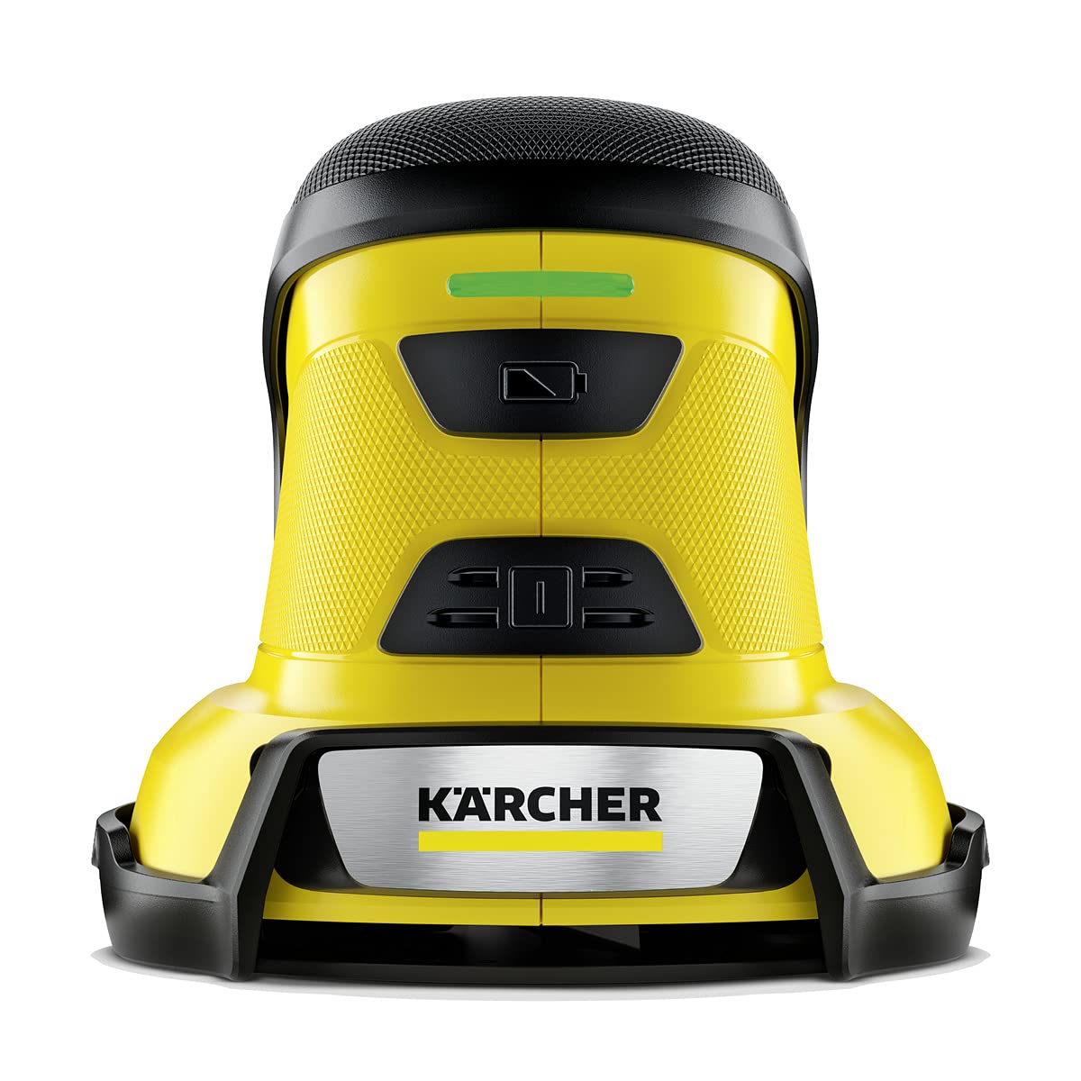 KÄRCHER EDI 4 Sghiacciatore per vetri a batteria, autonomia 15 min, batteria Li-Ion,con disco rotante e lame in plastica, include cavo di ricarica e custodia protettiva