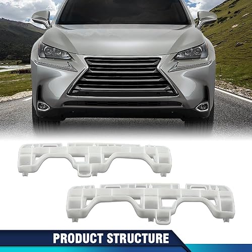 Miniatura 227 de PIT66 Soporte de parachoques delantero compatible con Hyundai Sonata 2011-2015 2 piezas soporte de parachoques delantero izquierdo y derecho