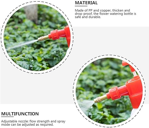 Miniatura 5 de Housoutil 2 unids presión de aire pequeña regadera de mano olla de riego de jardín Spray de riego de flores Pulverizador de agua de mano Botella de