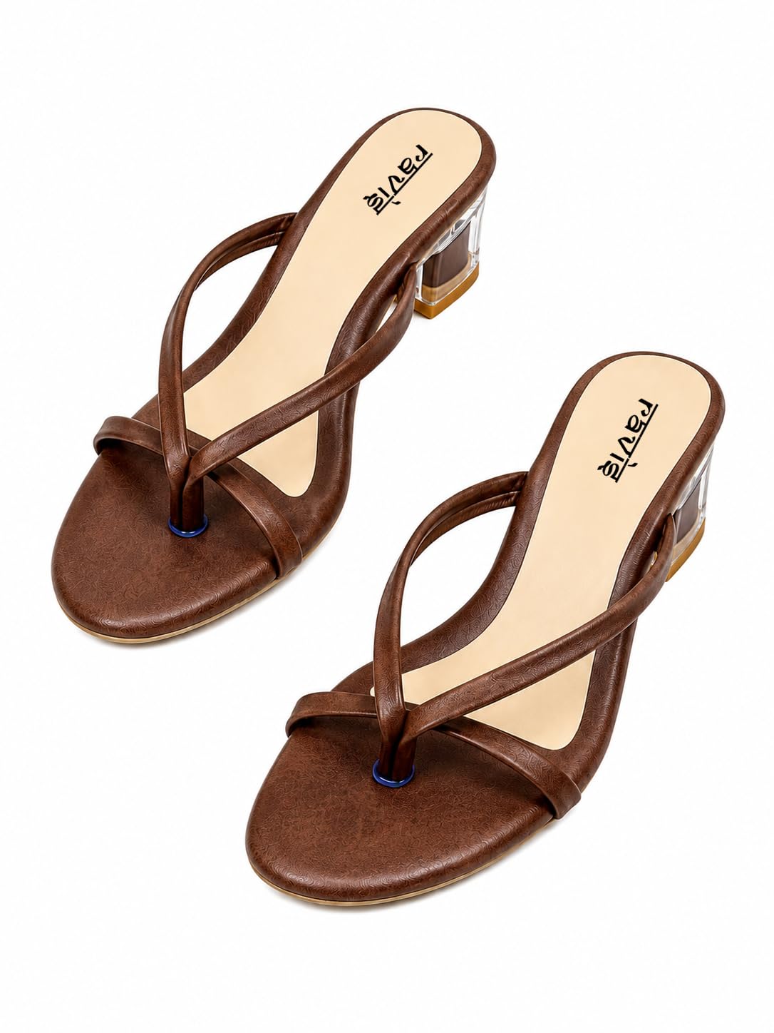 ravis Women’s Strappy Open-Toe Block Heel Slip-On Sandals-picture-3