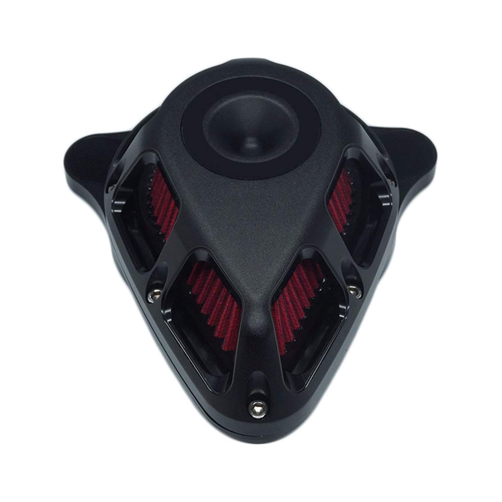 Filtr filtra powietrza MultiAngle Cnc Cut Kit Aluminium Czarny, dla Harley, Touring 2017Up Road King Softail 2018Up