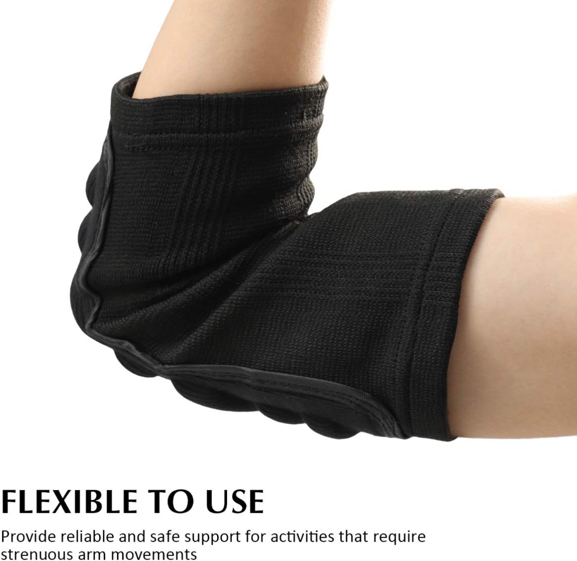 NOLITOY 2Pcs Elbow Pads Soft Sponge Protective Gears Elbow Support