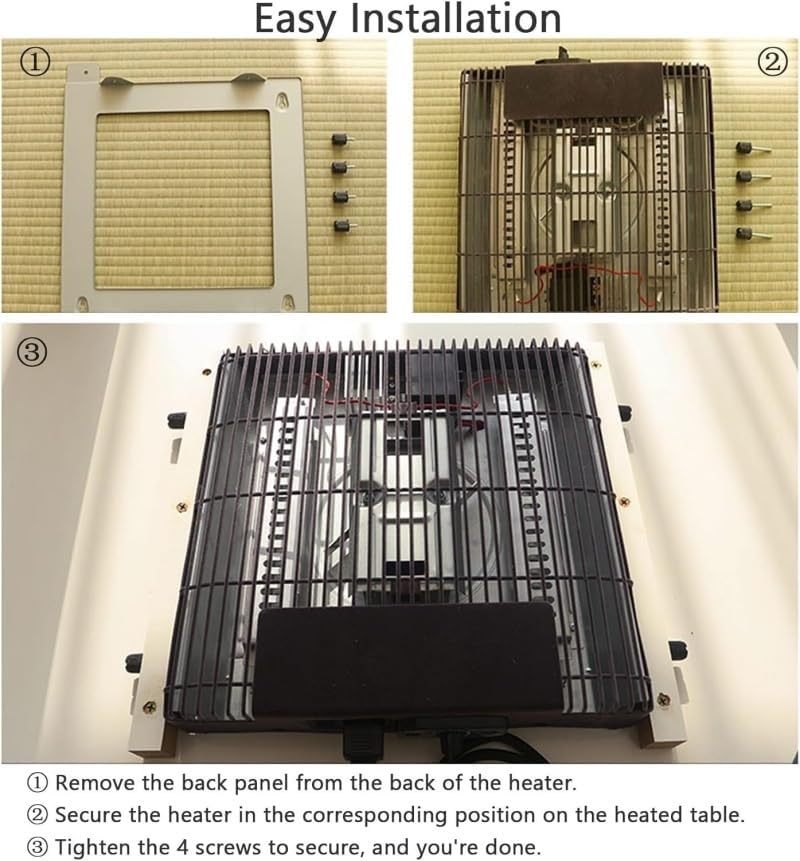 Ultimate Japanese Kotatsu Set: Complete Table + Futon + Heater Set with Energy-Efficient Heating, Adjustable Thermostat &Design for Year-Round Comfort – Perfect for Homes, Offices & Gift Ideas!