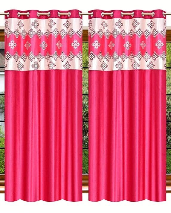 FARRELL Home Decor -1 Piece Polyester Tree Patch Bedroom Curtain for Door (4 x 7 Feet Pink) (B0CJV73Y84) Amazon Price History, Amazon Price Tracker