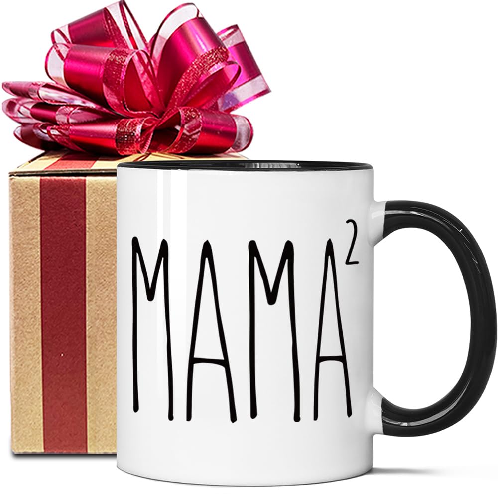 Promoted to Mom Again Mug, New Mom to Be Again Mug Gifts, Mama of Two Kids Mug, Pregnancy Announcement Gift for 2025 Mama, New Great Mama Mug, Baby Shower Gifts