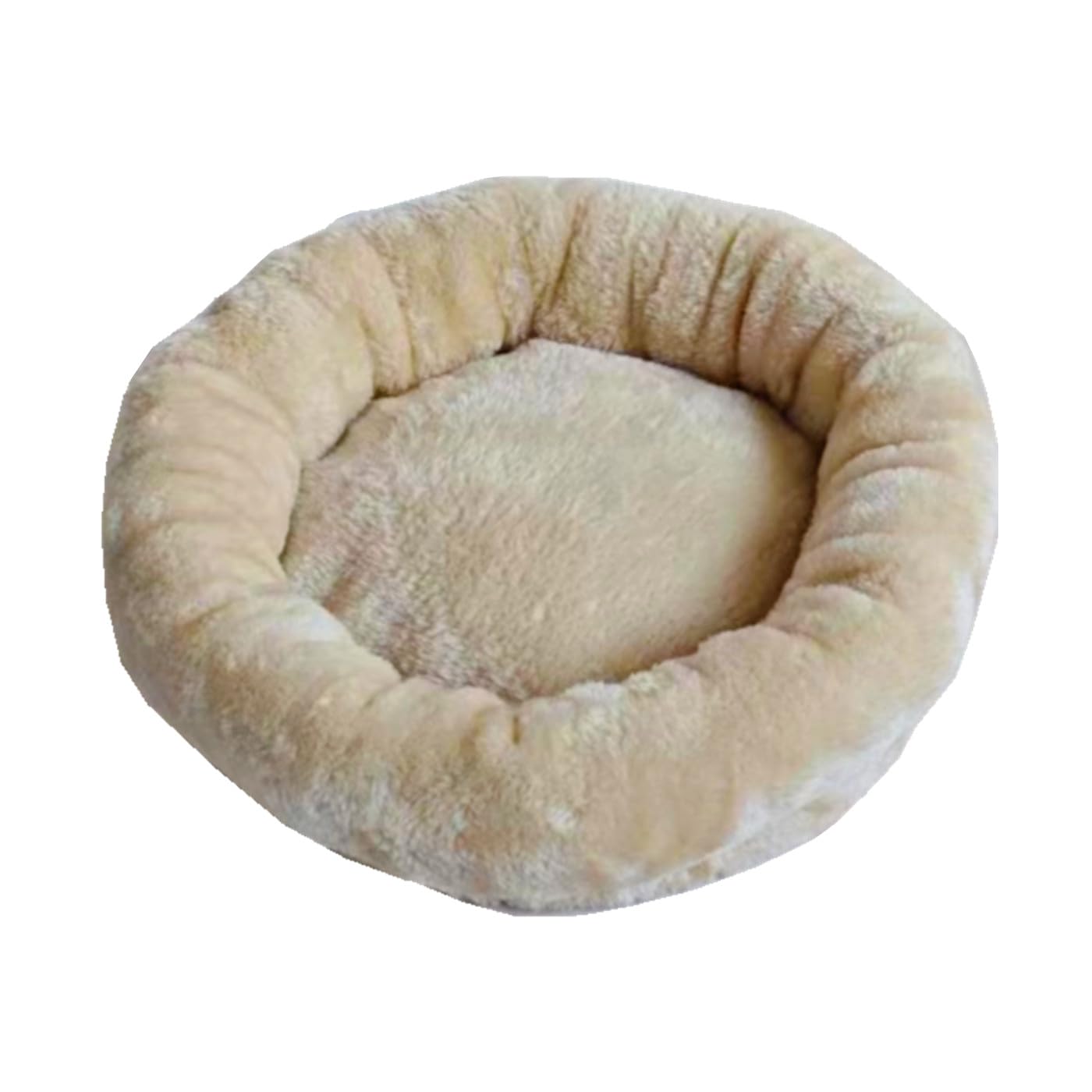 SHENGOCASE Cat Tree Tower Accessories Replacement Parts Round Top Cushion Duvet Cover for Cat Perch with Elastic Band (13.8 inch, Beige)