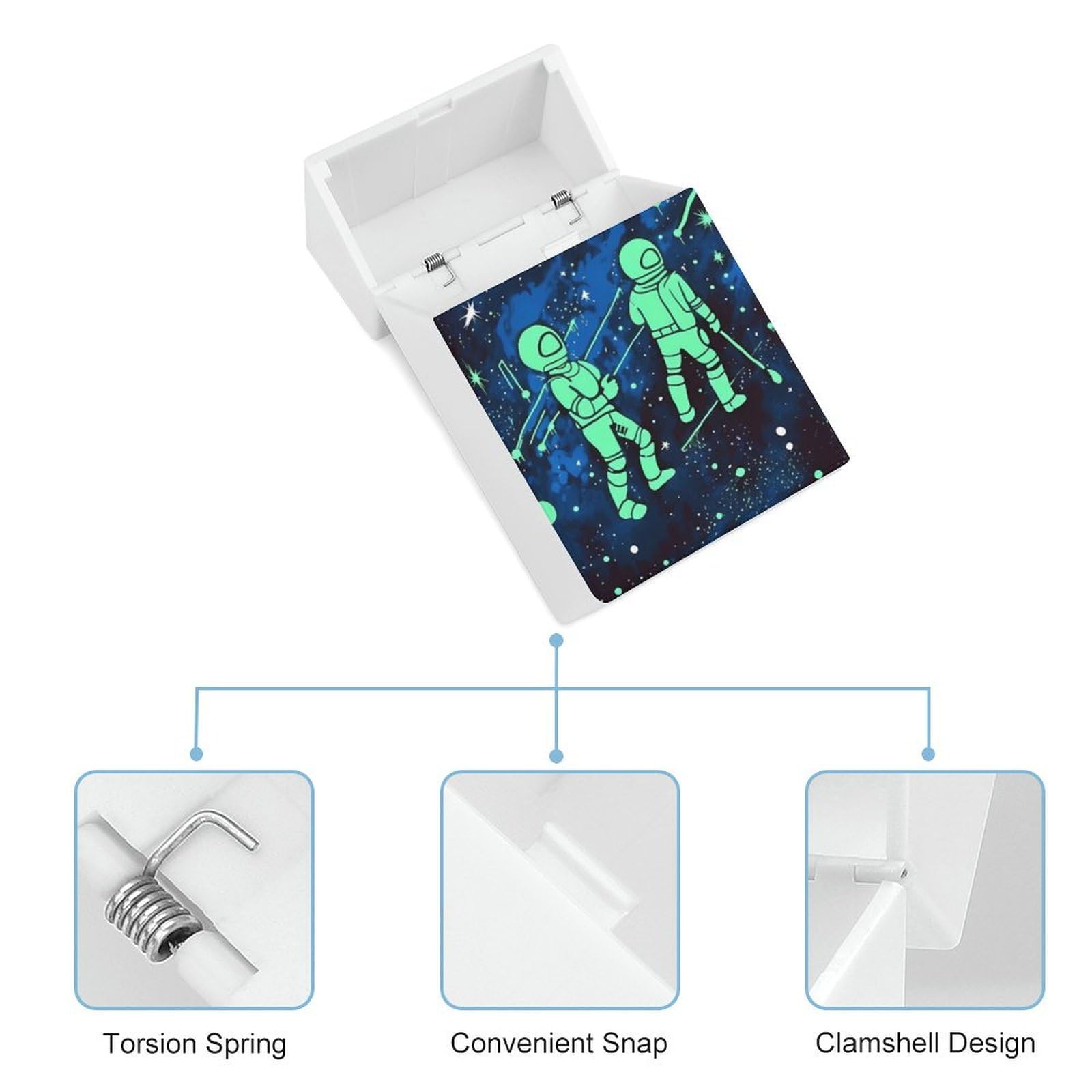 glow in the dark cigarette case Amazon.com: Glow In The Dark Cigarette Case for Regular King Size 85mm 20  Capacity Push to Open Hard Shell Cigarette Box Portable & Waterproof  Cigarettes Case for Men Women Pocket Cigarettes Holder,