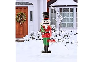 36" H Metal Nutcracker Yard Stake