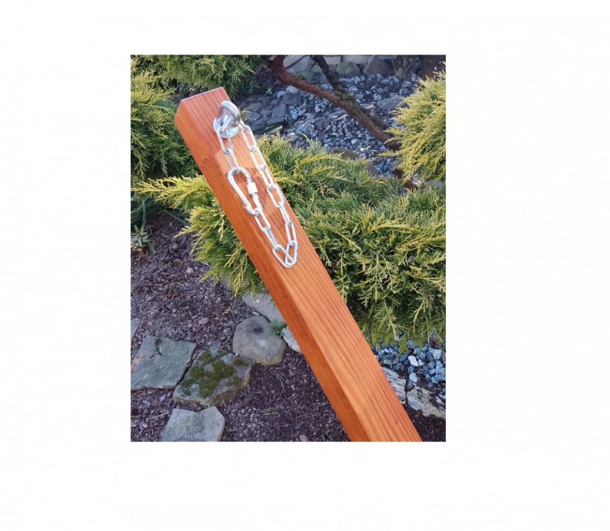 Telaio per amaca in legno duro, resistente, portata 150 kg, universale, squadrato da 55 mm, marrone, XL